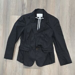 Dynamite Black Single-Button Tailored Blazer